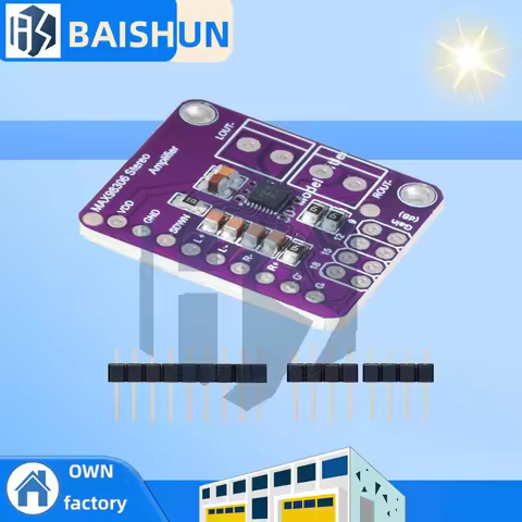 1~10PCS EGBO CJMCU-98306 MAX98306 3.3V~5.5V Stereo Class D Amplifier Class AB Audio 3.7W Gain settin