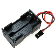E-outstanding Receiver Battery Pack 4 Cell AA Battery Holder Case withJR Plug/3 Pin Servo Connector
