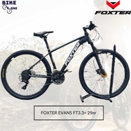 [Bike zone] FOXTER E FT3.3+ 29er SHIMANO MT200 BRAKES Mountain bike 3x8 bilis