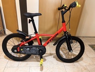 Btwin 兒童單車 16吋 紅色