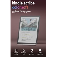 [2025] Amazon Kindle Scribe Colorsoft 32GB 64GB (newest model) — 11” paper-like color display front 