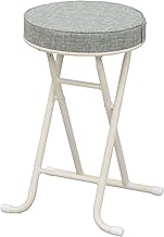 AITECH YSTN-04 GY Folding Chair (No Back), Width 13.2 x Depth 11.8 x Height 19.9 inches (33.5 x 30 x