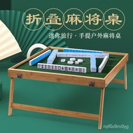 Good productMini Mahjong Folding Mahjong Table Travel Set Portable Outdoor Portable Internet-Famous Dormitory Grass a Li