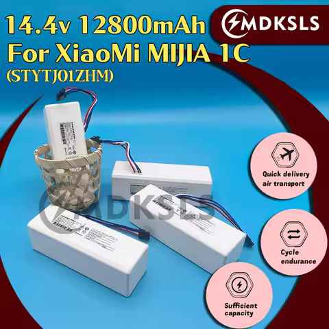 New 14.4V 12800mah New P1904-4S1P-MM Battery pack For Xiaomi Mijia 1C STYTJ01ZHM Robot Vacuum Mop Cl