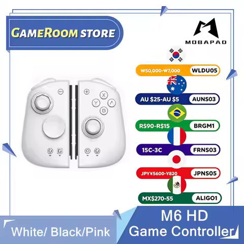 MOBAPAD M6 Gemini M6s Game Console Controller for Nintendo Switch Joypad Left Right Handle Grip for 