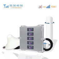 2G 3G 4G GSM LTE 5-Band Mobile Signal Booster 700(B28)+900(B8)+1800(B3)+2100(B1)+2600(B7) Cell Phone