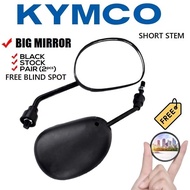 KYMCO KRV 180 TCS Motorcycle Side Mirror stock mirror free blind spot big mirror type short stem sta