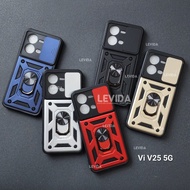 Vivo V25 5g Vivo V27e Vivo V27 5g Case Robot Slide Camera Protect + Ringstand Vivo V25 5g Vivo V27e 