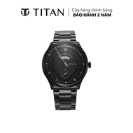 Đồng hồ nam TITAN Quartet dây thép không gỉ mặt 43MM màu đen 1890NM01