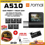 [New Launch] 70mai A510 Dash Cam Dual Vision Car Recorder with GPS ADAS
