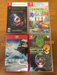 Nintendo Switch 遊戲合集 薩爾達傳說：王國之淚 Pikmin 4 皮克敏 路易吉洋樓3 Luigi's Mansion 3RESIDENT EVIL 