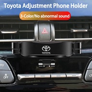 Toyota Phone Holder for Vios/Yaris/Harrier/Alphard Car Airvent Mount Clip Adjustment Air Vent Holder