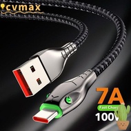 CYMX Type C Fast Charger Cable, 7A Braided USB Type A To Type C Cable, Durable 100W Zinc Alloy Snake