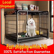 Dog Cage Heavy Duty Dog Kennel Steel Dog Cage Large Dog Cage Pet House Pet Cage 狗笼子室内 For Dog Cat Dog House Outdoor For Puppy