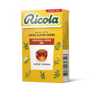 全城熱賣 - 利口樂（Ricola）零食原味天然香子蘭無糖盒裝呵護潤喉潤喉糖40g（平行進口）