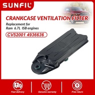CV52001 4936636 68002433AC  Crankcase Ventilation Filter Replacement for Ram 2500 3500 4500 5500 6.7