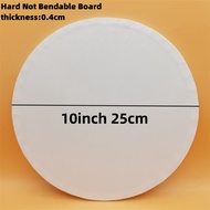 Round Cake Board White Board Premium White Cake Board Round Papan Kek White Papan Kek Cake Board Rou