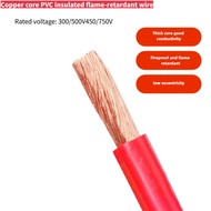 BV Wire 2.5mm 4mm 6mm 10mm | Pure Copper Electric Wire | Hard Solid Core Strand | Household Electric