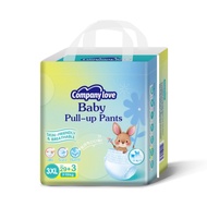 Ready stock🇲🇾[Free 3 Pcs] Company Love Baby Diaper Tape Pants Pull-Up Leak-proof Size - NB68/M42/L40