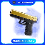 Glock gel blaster toy for boys manual type bolt action gel ball launcher toy