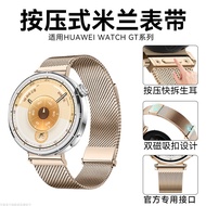 สายนาฬิกาไททาเนียมดูดซับแม่เหล็กสำหรับ Huawei GT6 GT5 GT6 pro GT5 pro สายนาฬิกาข้อมือชายหญิงแบบใหม่จ