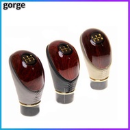 GORGE High Quality Car Accessories Wooden Gear Stick Universal 5 Speed Lever Gear Knob Gear Stick Kn
