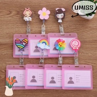 UMISTYDREAM9IQ0 ID Badge Holder Nurse Doctor Metal Clip Name Tags Retractable Badge Holders