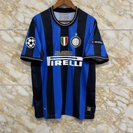 09-10 Inter Milan Home Retro Sports Jersey Football Jersey S-2XL
