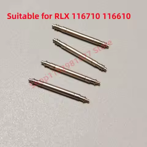 2PCS 20mm*2.0mm 316L Stainless Steel Watch Parts Silver Spring Bars Pins Tool Fit for Rolex GMT 1167