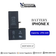 Battery iPhone X + Pemasangan Original