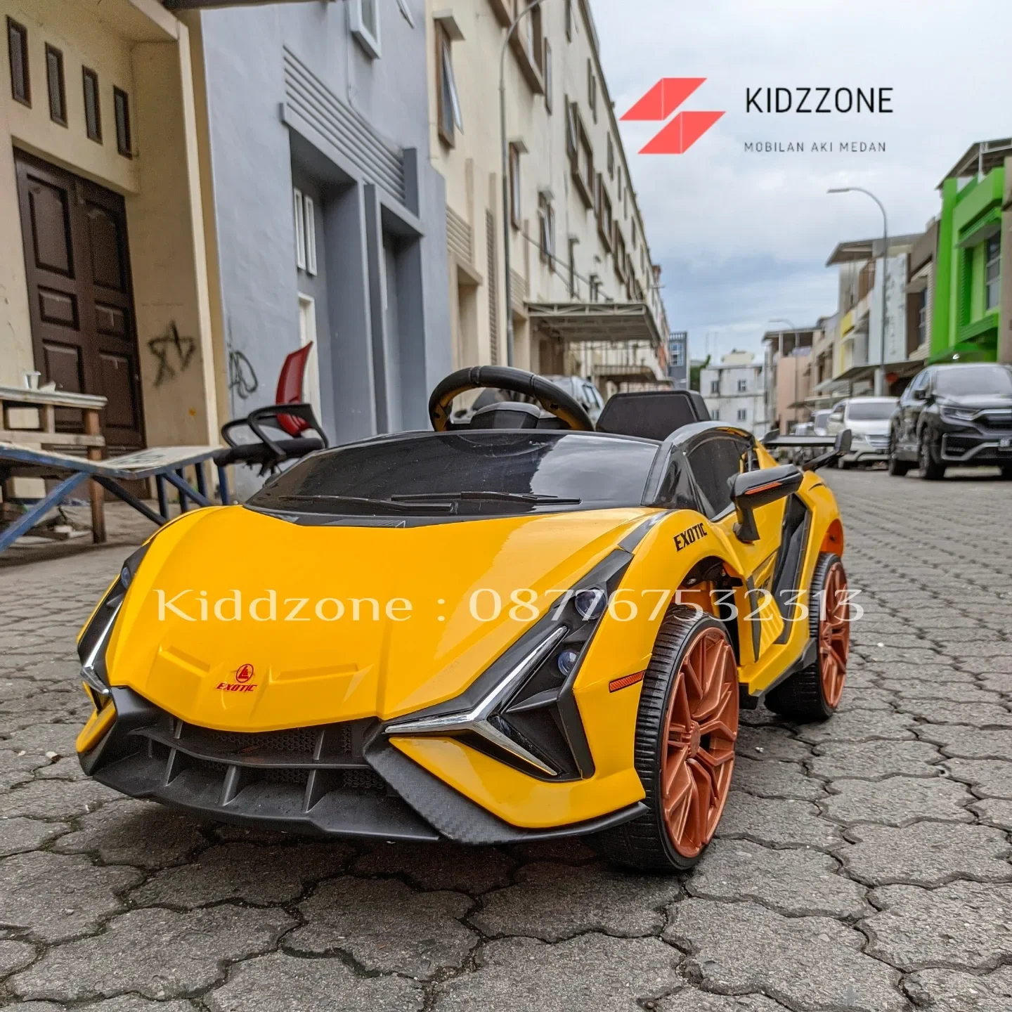 mobil aki Lamborghini sian/mainan aki Lamborghini sian keren/mobil aki remote control model Lamborghini