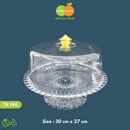 TK 146 Golden Sunkist Clear Bread Cake Tray