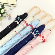 Hoswa 【幸福花開 自動直傘】日本和風花‧抗UV降溫‧如女神降臨