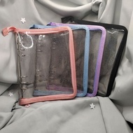 A5 Binder PVC Zipper Binder Black / Blue / Pink / Violet