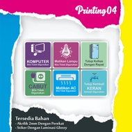 Energy-Saving Glossy Waterproof Vinyl Sticker Glossy Laminated Vinyl Sticker/