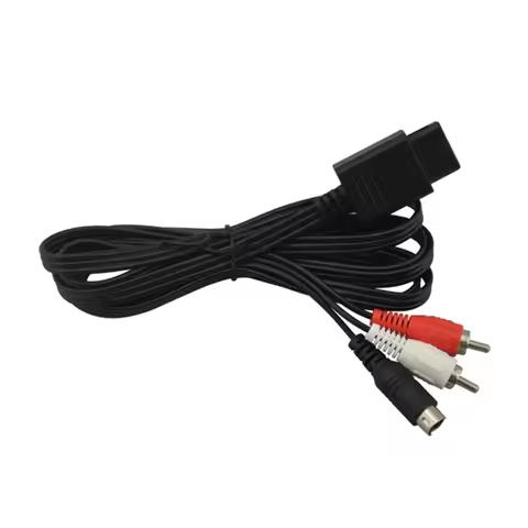 New S VIDEO Cable for Nintendo SNES N64 GameCube SVHS Red White S-Video S-VHS