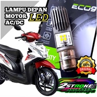 BOHLAM/LAMPU DEPAN/UTAMA MOTOR LED BEAT FI H6 PUTIH ECO9