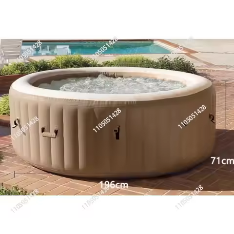 Jacuzzi Portable 4-6 People Swimming Pool Bathtub Filled Swimming Pool Inflatable Bathtub