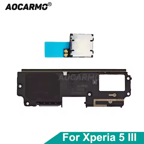 Aocarmo For Sony Xperia 5 III / X5iii 5G Mark3 Top Ear Speaker Earpiece With Adhesive Bottom Loudspe