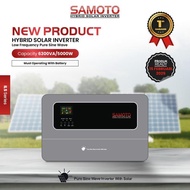 SAMOTO INVERTER LOW FREQUENCY PURE SINEWAVE 48V 6300VA/5000W HYBRID SOLAR INVERTER 5000WATT SOLAR PA