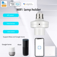 2023 New Ewelink Smart Lamp Head E26/E27 Hands-Free Voice Control Wireless WiFi Smart Light Bulb Lamp Socket Holder Fit Alexa Google Home