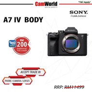 Sony A7 IV / A7 MARK IV Body Only