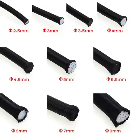 Strong Elastic Rope Cord Bungee Shock Cord Stretch String for DIY Jewelry Making Outdoor Project Ten