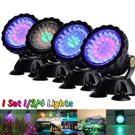 SATELLITE การ IP68 กันน้ำครับ LED RGB 36 LED ไฟส่องตู้ปลา ไฟส่องใต้น้ำ โคมไฟใต้น้ำ