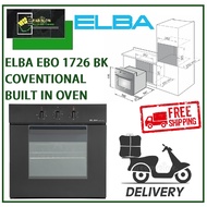 ELBA EBO 1726 BK COVENTIONAL BUILT IN OVEN