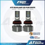 ATP LED Headlamp LED Pure White 6000K - 6500K (H7) Light Bulb (1 Pair)