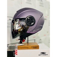 SPYDER REBOOT2 V2 Half-Face Single Visor Helmet w/ (FREE CLEAR VISOR)