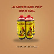ANPICINE 707 / VITAMIN AYAM / 250 ML / ORIGINAL / MERAH PEKAT