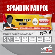 Banner 9X1 BANNER PARPOL POLITICAL PARTY KAMPANYE HANURA ELECTION MDPRINTSTORE
