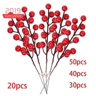 Christmas Simulation Berry 14 Berries Artificial Flower Fruit Cherry Plants Christmas Party Decoration DIY Gift